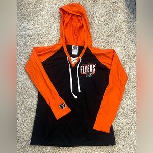 NHL Orange and Black Hoodie